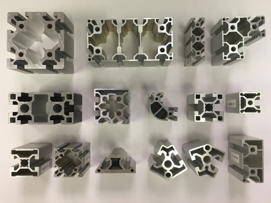 6063 T5 Perfil de extrusión de aluminio para perfiles de ventanas cuadradas y colores personalizados