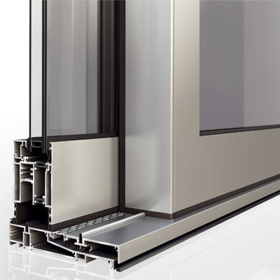 Perfiles de aluminio de polímero tipo puerta 6063 para patio