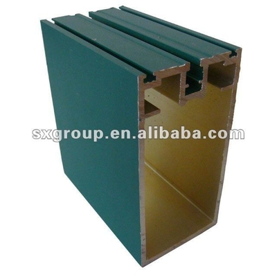 Puertas de construcción de edificios y ventanas de aluminio con perfiles de colores personalizados
