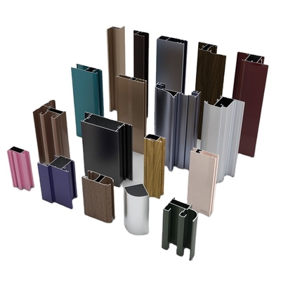 GB5237-2008 Perfil de deslizamiento de ventanas de aluminio estándar para ventanas deslizantes de doble acristalamiento