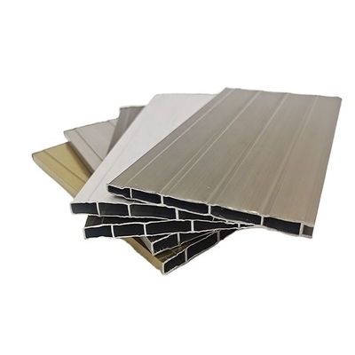 Perfil de puerta corredera de aluminio negro personalizado con oxidación blanca de plata de Anhui Shengxin