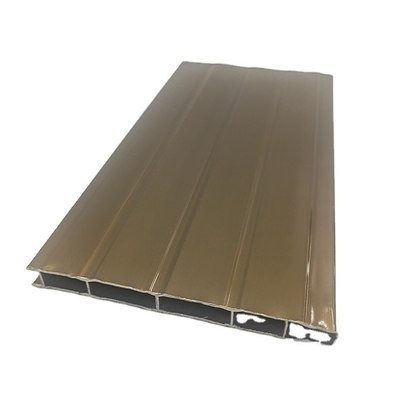 Perfil de puerta corredera de aluminio negro personalizado con oxidación blanca de plata de Anhui Shengxin