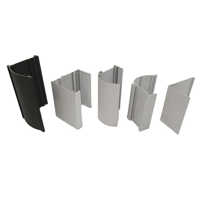 Profile de aluminio para ventanas y barandillas de cortinas de forma cuadrada 6061/6060/6063/6082