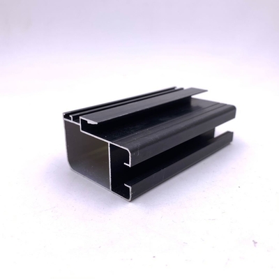 Construcción de ventanas y puertas de perfiles de aluminio extrusión anodizante de plata a medida