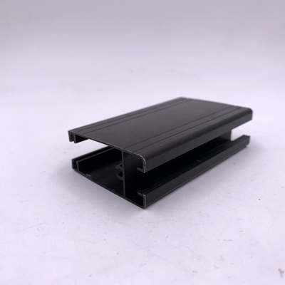 Construcción de ventanas y puertas de perfiles de aluminio extrusión anodizante de plata a medida