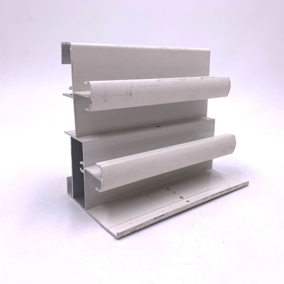 Construcción de ventanas y puertas de perfiles de aluminio extrusión anodizante de plata a medida
