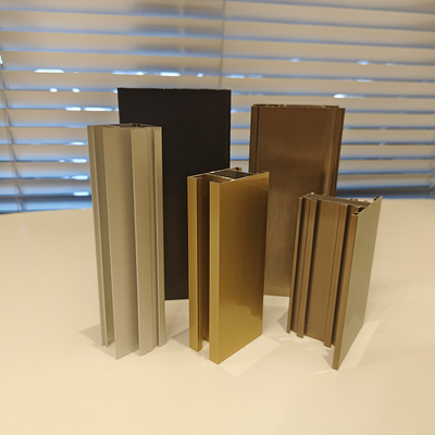 Reel deslizante de marco de aluminio para ventanas y puertas de perfil de aluminio de la serie 6000