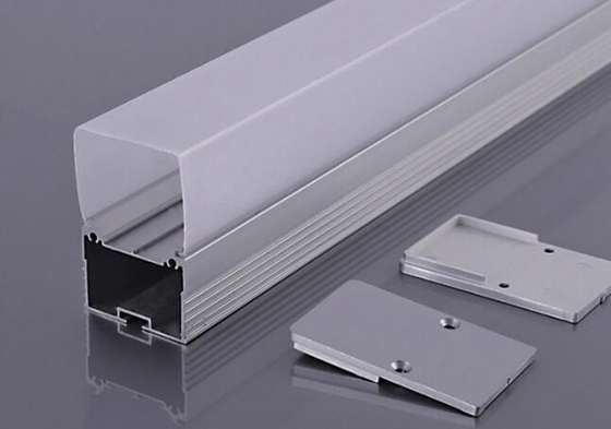 Perfil de aluminio personalizado para la tira de iluminación LED 6063 T3-T8 1m 2m 3m Cumple con el estándar GB