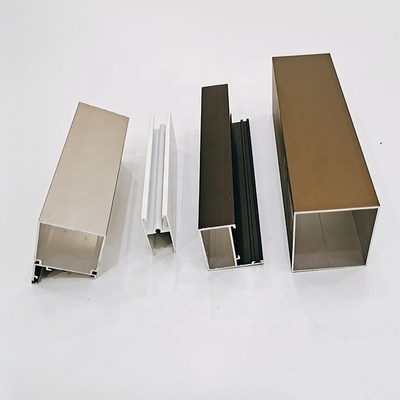 Cuadro de extrusión de aluminio de perfil deslizante de la serie 6000 OEM ODM de decoración