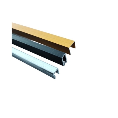 Perfiles de aluminio de grano de madera con recubrimiento en polvo anodizado y pulido para puertas y ventanas