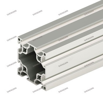 Profiles de aluminio de extrusión anodizado de plata negra