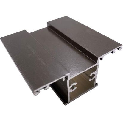 0.8mm-2.0mm de espesor acabado de molino 6063 Perfil de aluminio personalizado para puertas y ventanas
