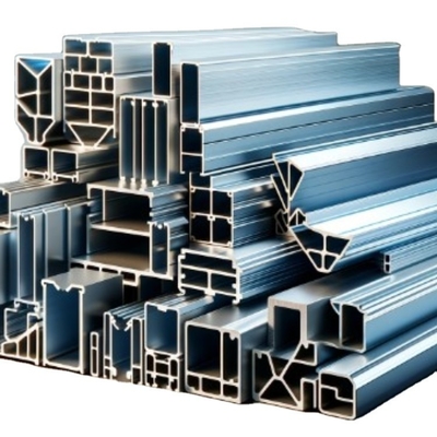 Profile de extrusión de aluminio de ranura T3-T8 T V para perfiles de construcción personalizados