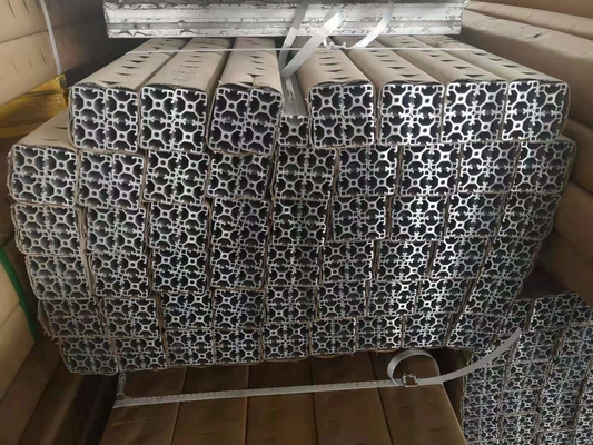 Profile de extrusión de aluminio de ranura T3-T8 T V para perfiles de construcción personalizados