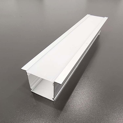 Perfiles LED de aluminio personalizables para iluminación decorativa, perforación y procesos CNC