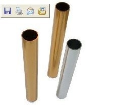 Tubos de aluminio Tubos de aluminio Tubos de mecanizado por CNC Parte de extrusión de aluminio Perfiles de extrusión 5.8-6.0M longitud