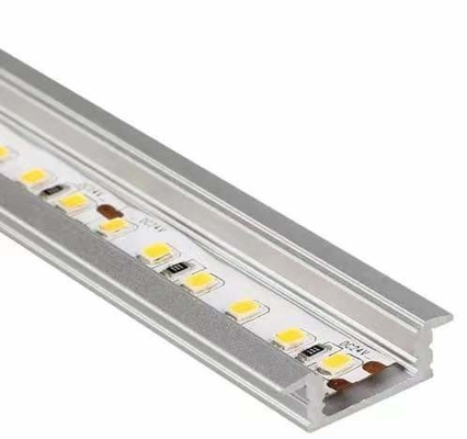 Perfiles de aluminio personalizados para corte de precisión de iluminación de tira LED y proceso CNC