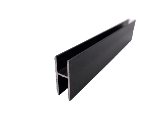 Panel de cercas de aluminio de color personalizado con poste de cercas de metal y perfil de aluminio