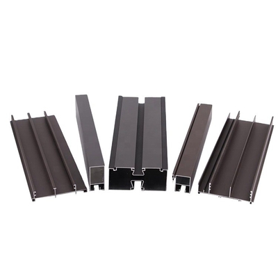 Perfiles de aleación de aluminio 6063 6061 personalizados para gabinetes de cocina muy Puertas y ventanas