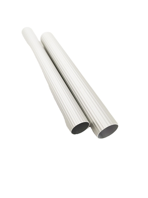 Profiles de aluminio de grano de madera por electroforesis para cercas de aluminio de color champán
