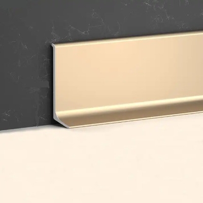 Perforación de perforación de precisión de corte de CNC de aluminio baseboards Led baseboard para tablero de faldas