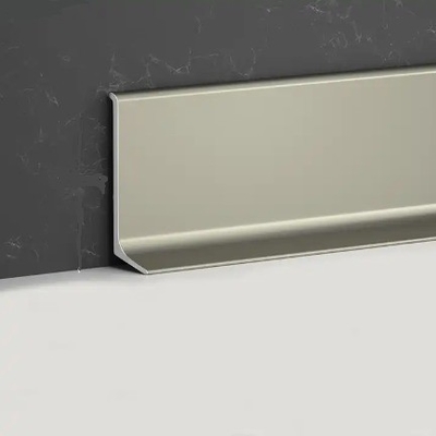 Perforación de perforación de precisión de corte de CNC de aluminio baseboards Led baseboard para tablero de faldas