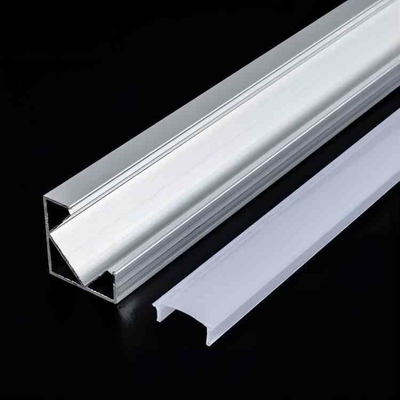 Profile de aluminio T3-T8 Temperado para la tira de iluminación LED Aluminio recubrido delgado 1m 2m 3m