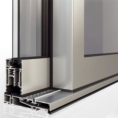 Profiles de extrusión de aleación de aluminio 6063/6061 personalizados para puertas y ventanas