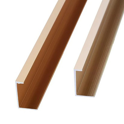 Perfil de tablero de aluminio de acabado de molino personalizado para suelos de alta tolerancia