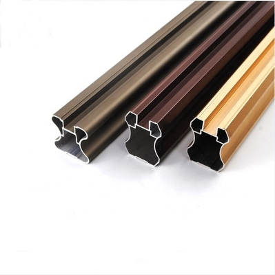 Perfiles extrudidos de aluminio para ventanas y puertas de vidrio a prueba de viento