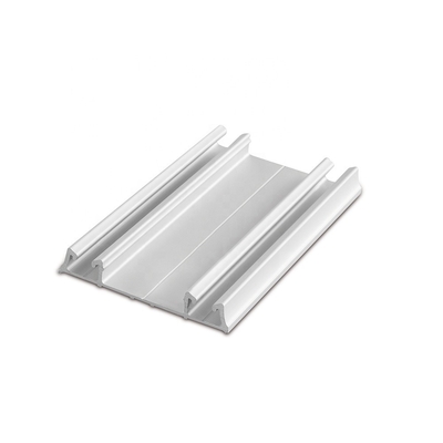 Perfil de aluminio de extrusión personalizado para revestimiento de polvo anodizante de plata de ventanas y puertas