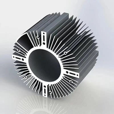 Perfiles de aluminio extrudido de disipación de calor mejorada para disipadores de calor anodizados personalizados