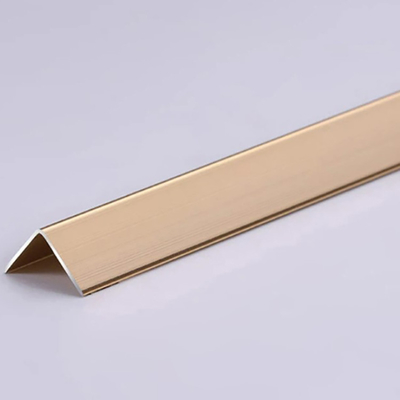T3-T8 Temperado de aluminio recorte de esquina perfil de ángulo en forma de L para Shengxin decorativo