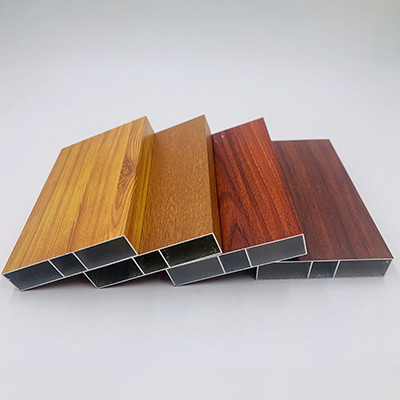 Shengxin Extrusion 6063 T5 Panel de madera de aluminio de grano de madera personalizado para decoraciones