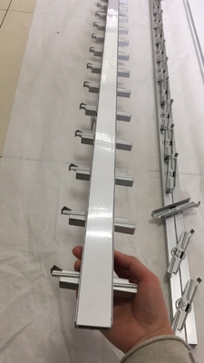 5.8-6.0M longitud de aluminio panel de valla de la cerradura del sistema de almohadilla Kit de hardware para el perfil de la estructura