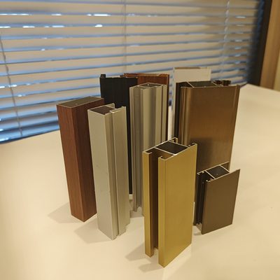 Profile de aluminio de estilo catálogo para persianas de ventanas de puertas rodantes
