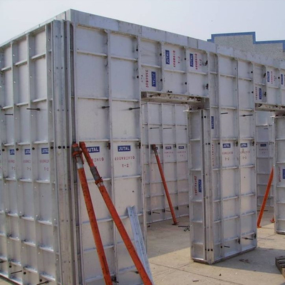 Material principal de PVC Profiles de aluminio de extrusión de la serie 6000 T5 T6 para sistemas de encofrado de construcción