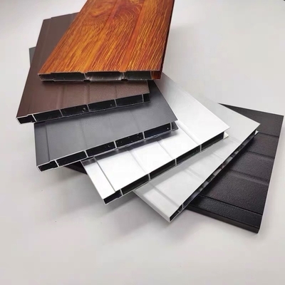 Perfil de aluminio para puertas y ventanas Polímero de revestimiento en polvo de diseño de granjas