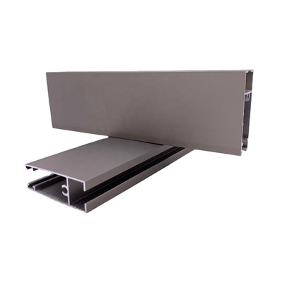 Profiles de aluminio de escritorio de anodizado de aleación de aluminio de extrusión de plata de la serie 6000