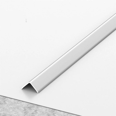 Forma redonda de azulejos de esquina de aluminio con color personalizado y corte de precisión