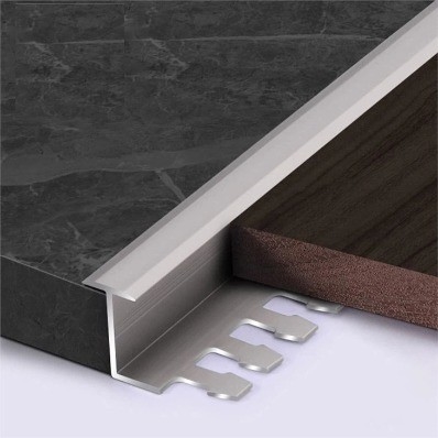 Estándar GB5237-2008 Revestimiento de azulejos de perfil T de aluminio para el suelo de la pared Revestimiento de azulejos de forma T