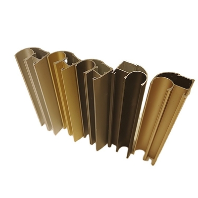 Alta tolerancia T5 T6 6063 perfil de aluminio personalizado para armario en varios colores
