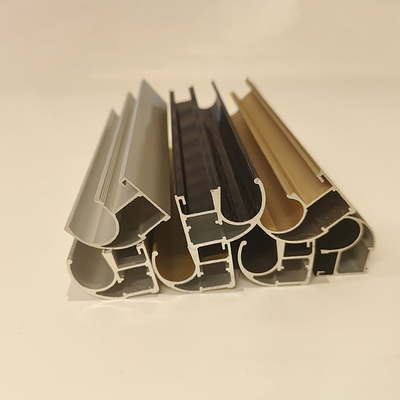 Alta tolerancia T5 T6 6063 perfil de aluminio personalizado para armario en varios colores