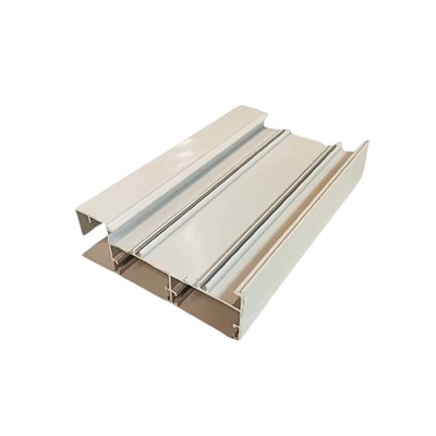 Material principal Acero 6063 T5 perfil de aluminio anodizado insonorizado para ventana por encima