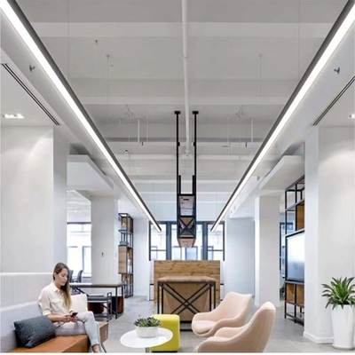 Luces de techo de pared de vidrio de led trabajos de renovación perfiles de extrusión de aluminio personalizados