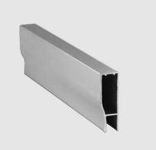 Perfiles de aluminio para México Puertas de baño Anodizante de plata recubrimiento en polvo blanco
