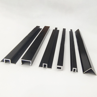 6063 T5 Perfiles de recorte de aluminio en forma de T para paredes y porcelanas