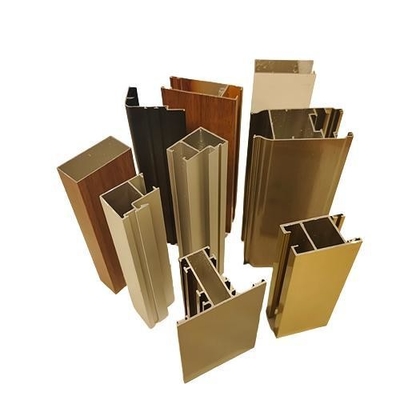 Porte corredera y ventana de aluminio de perfil de grado 6000 serie con procesamiento de descoiling