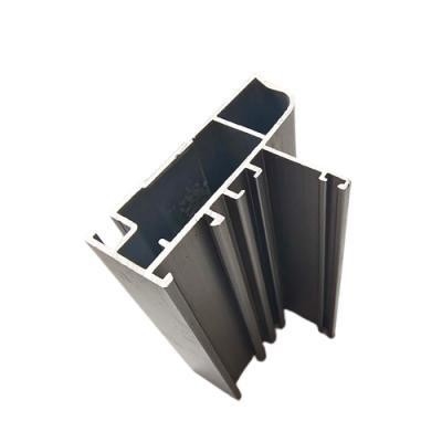 Perfil de aluminio 6063 6061 T5 personalizado para ventanas y puertas corredizas