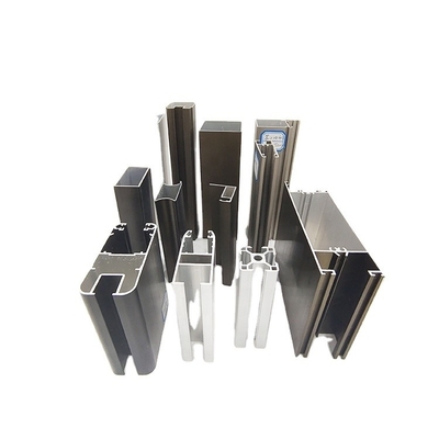 Perfil de aluminio 6063 6061 T5 personalizado para Windows y certificado Mate incluido